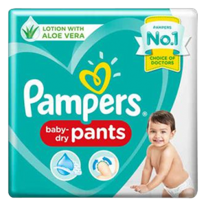 PAMPERS PANTS DIAPER LARG 6S